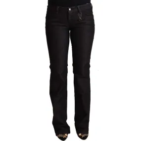 Costume National Chic Low Waist Skinny Black Denim Jeans