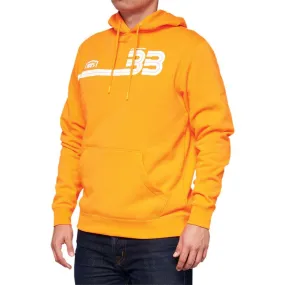 100% BB33 Pullover Kangaroo Pocket Hoodie - Orange