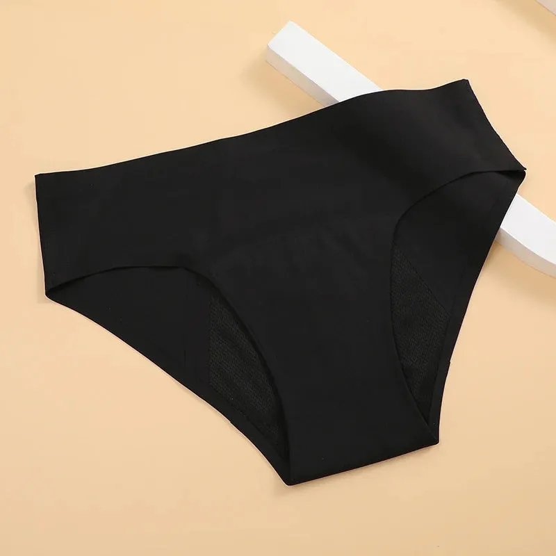 1Pcs Women's Menstrual Panties Physiological Pants Leak Proof Underwear Ladies Period Panty High Waist Cotton Briefs Swim Bottom