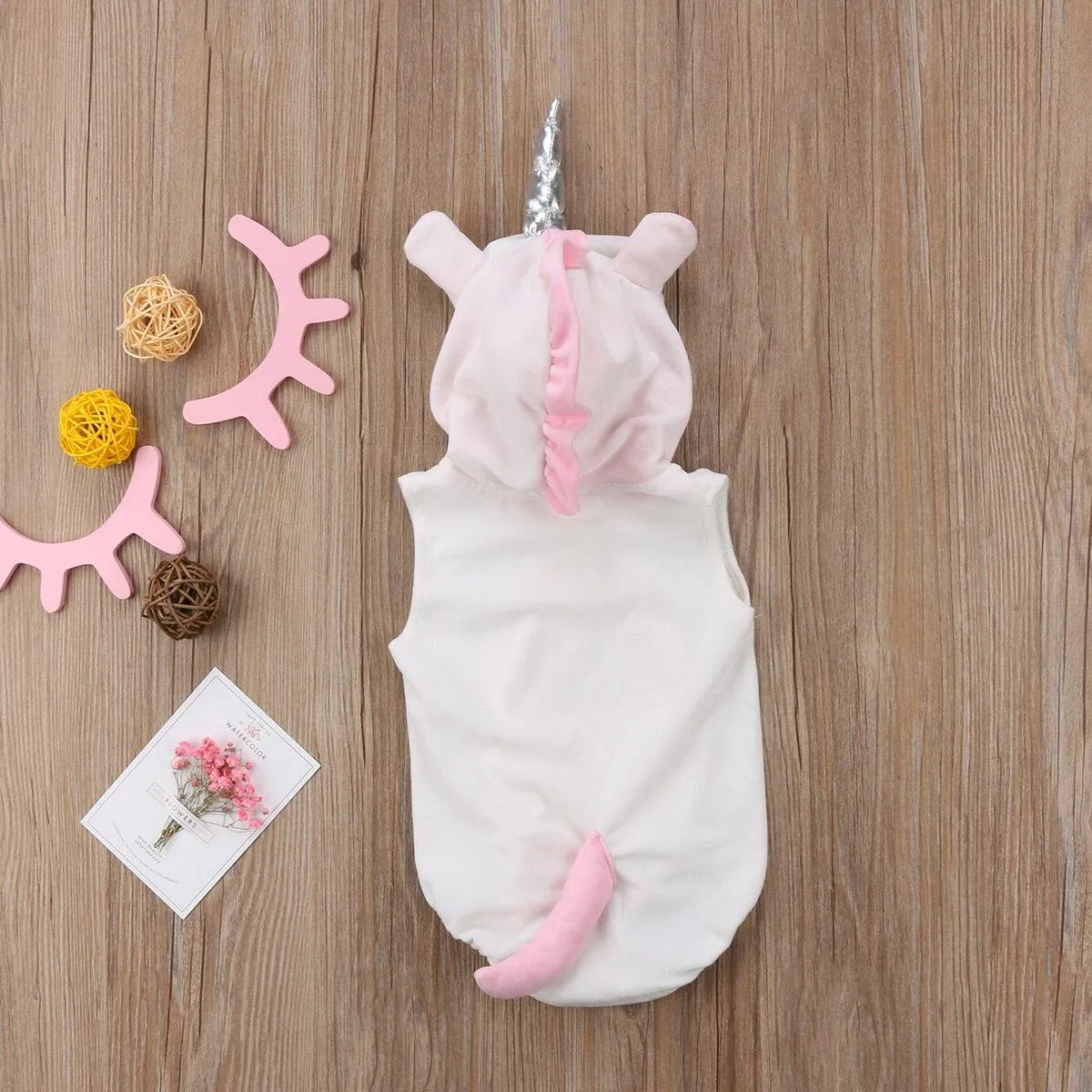 2021 Spring Unicorn Baby Girls Fleece Romper Jumpsuit Supplier