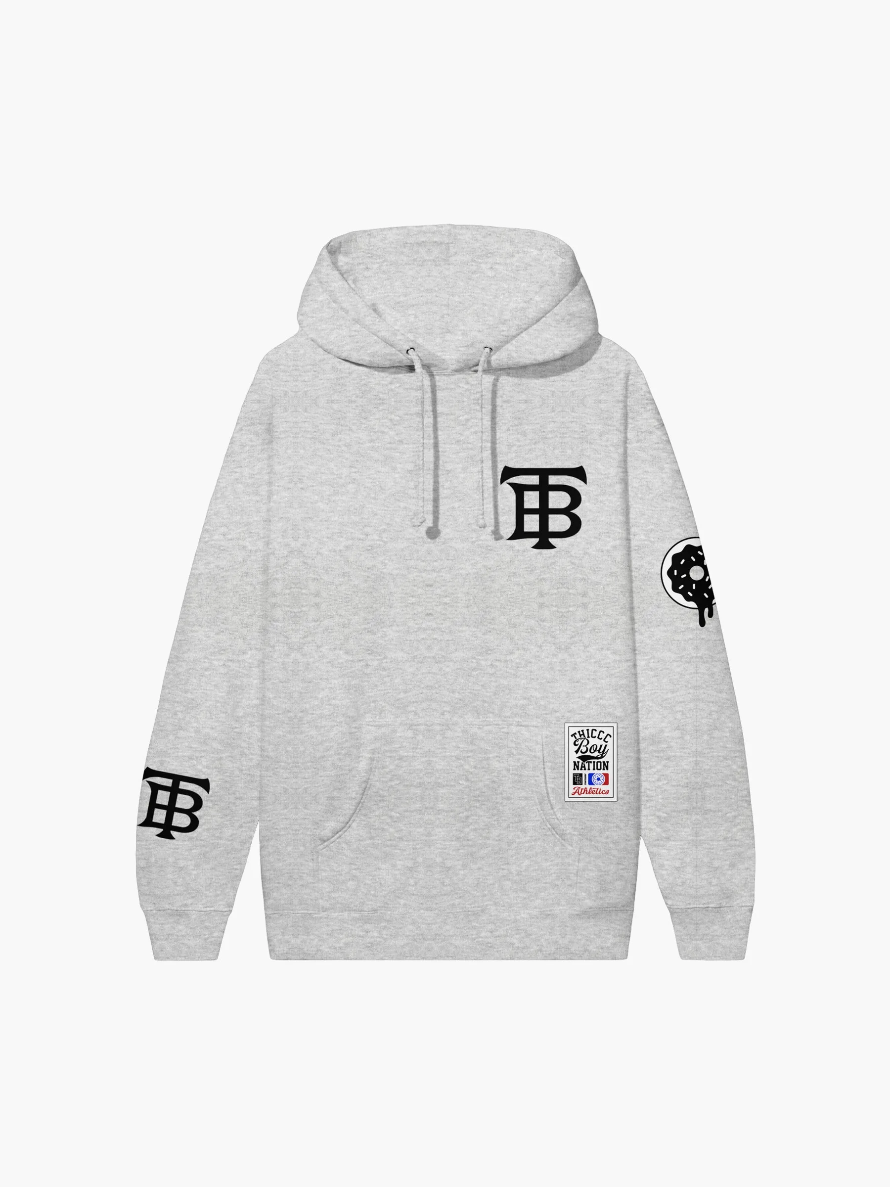 4 Boroughs Heather Grey Hoodie