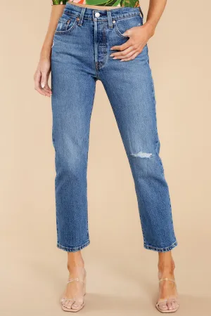 501® Original Cropped Jeans In Salsa Middle