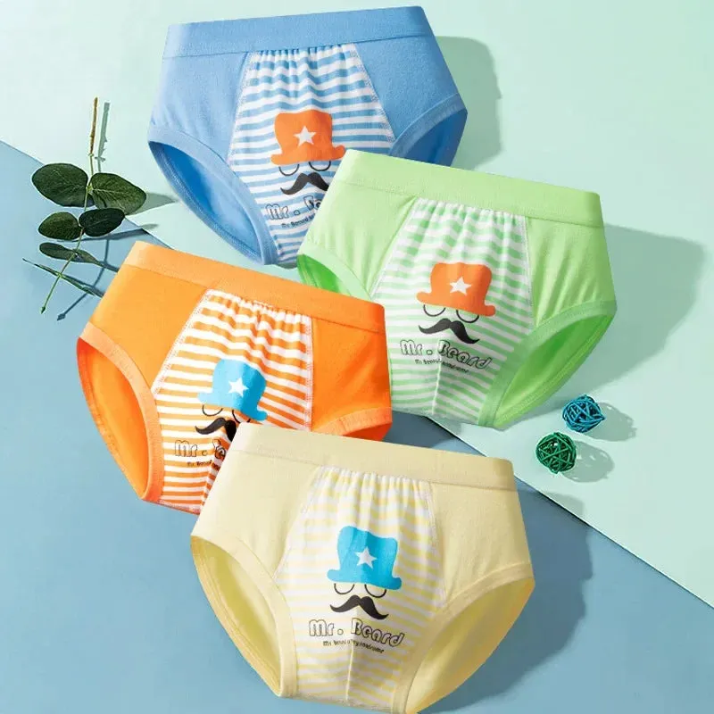 A Class Male Panties Boys Underwear Boys' Cotton Underwear with Triangle Design, Suitable for Summer