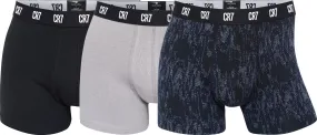 A CR7 Men's 3-Pack Trunks Cotton Blend Trunks