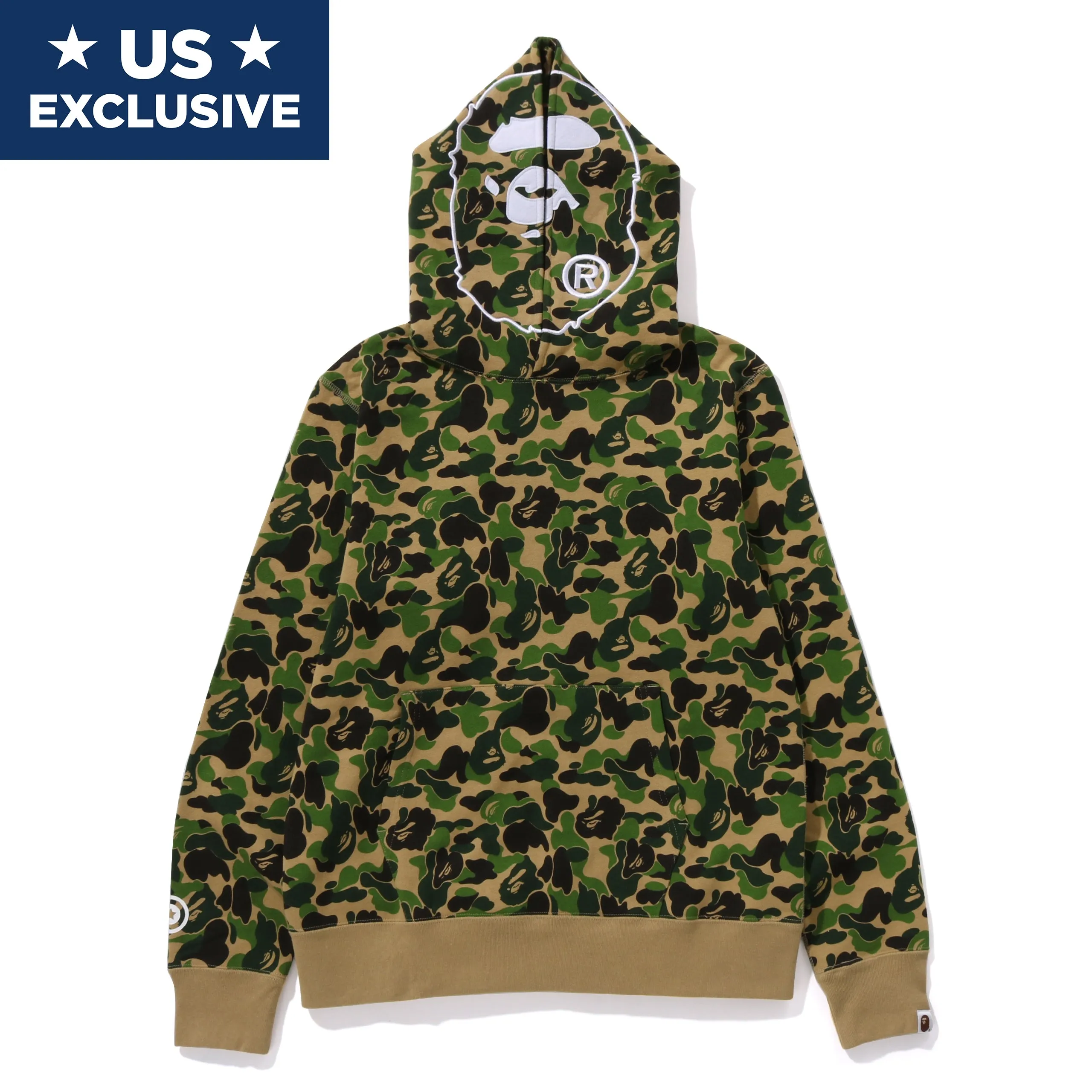 ABC CAMO 2ND APE PULLOVER HOODIE MENS