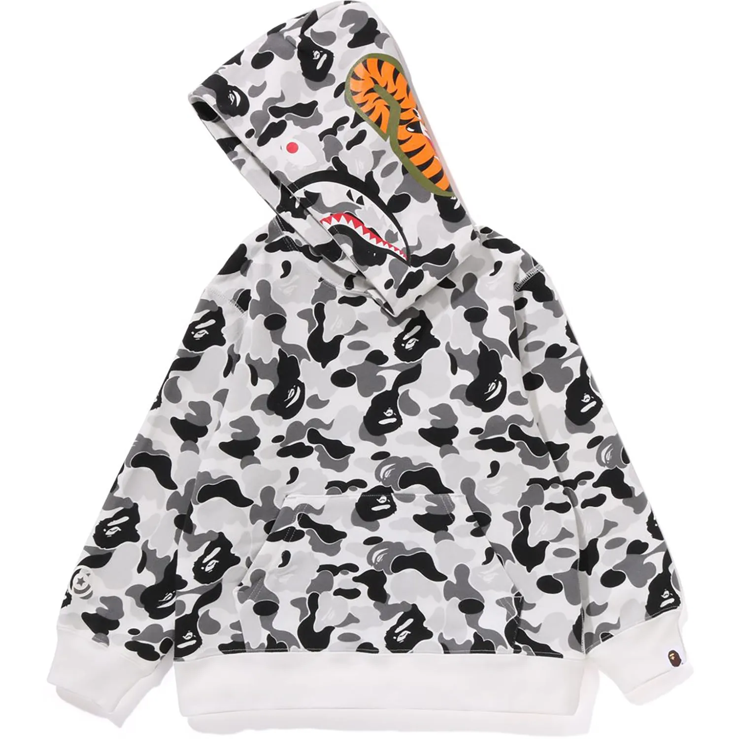 ABC CAMO SHARK PULLOVER HOODIE KIDS