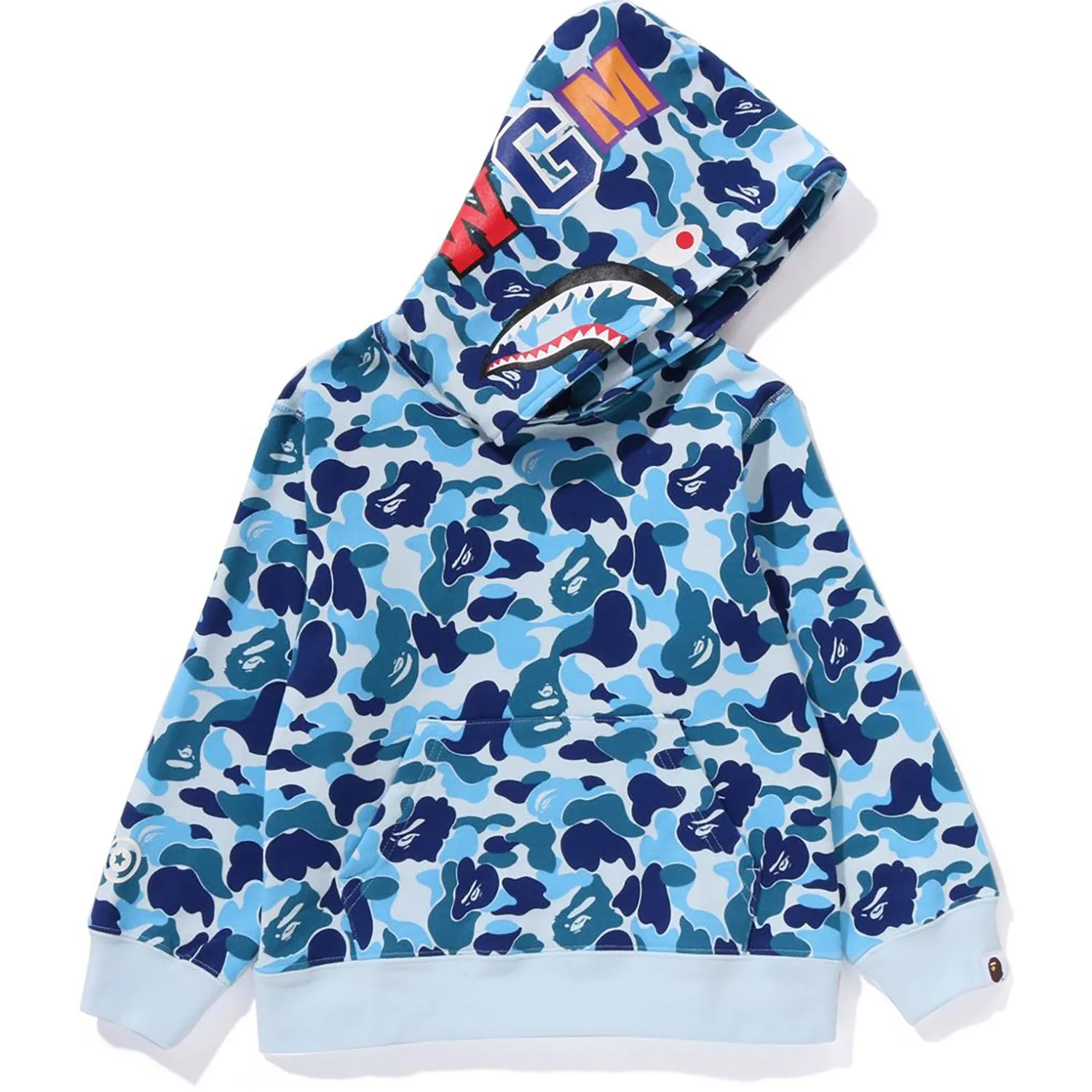 ABC CAMO SHARK PULLOVER HOODIE KIDS