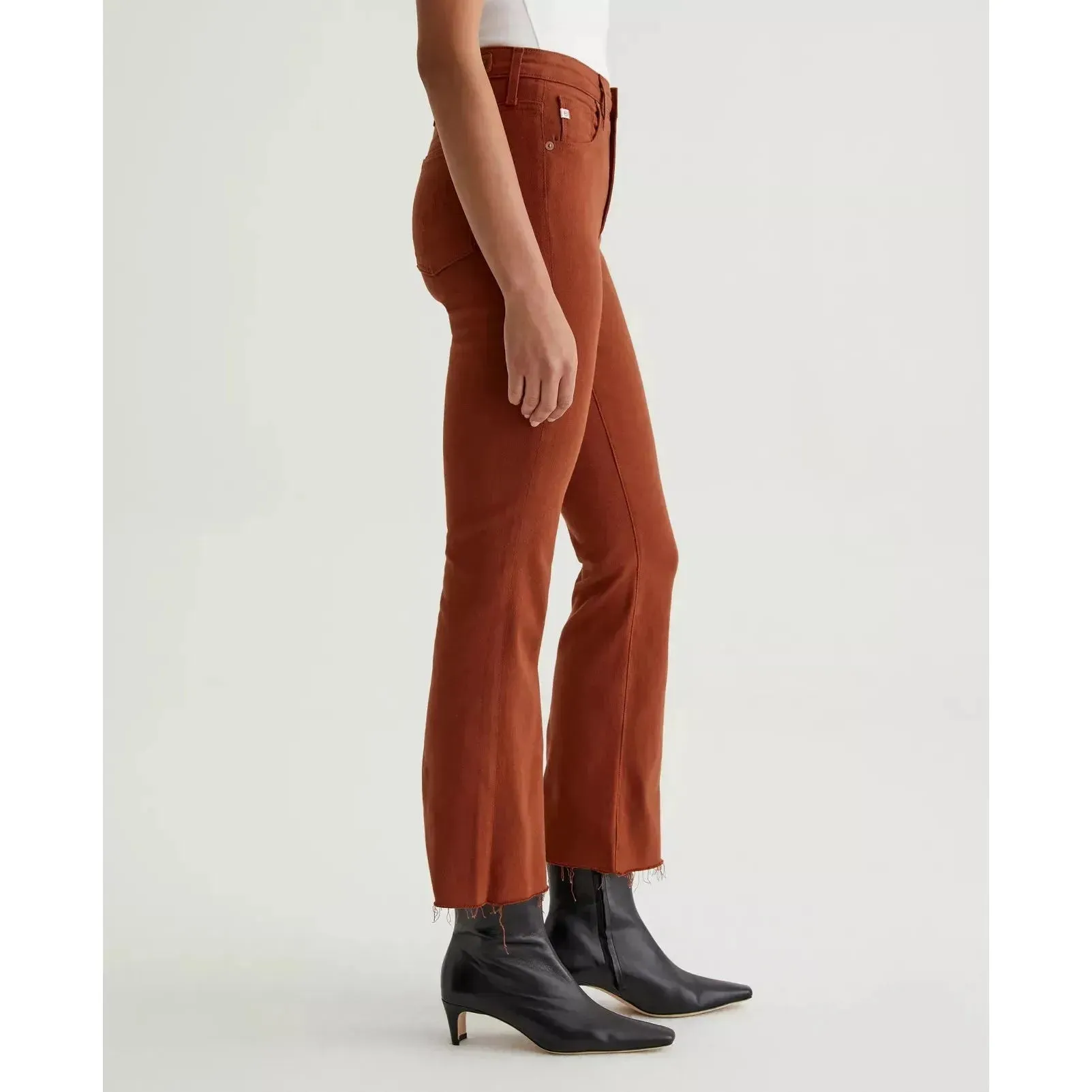 Adriano Goldschmied Farrah Boot Crop in Spiced Maple