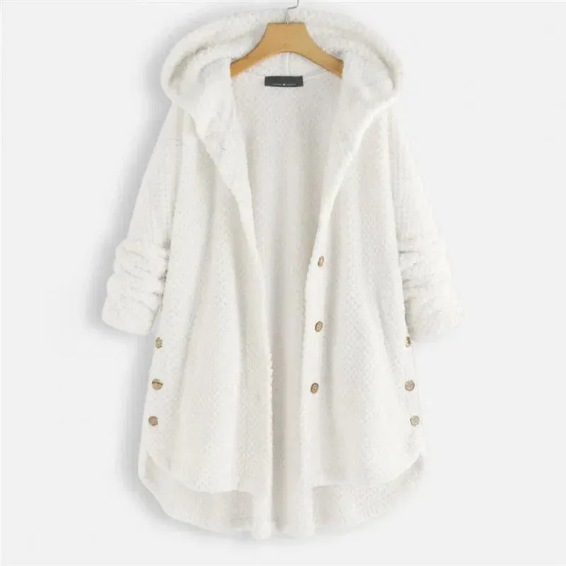 Alana™ | Chic Ribbed Coat with Elegant Hood