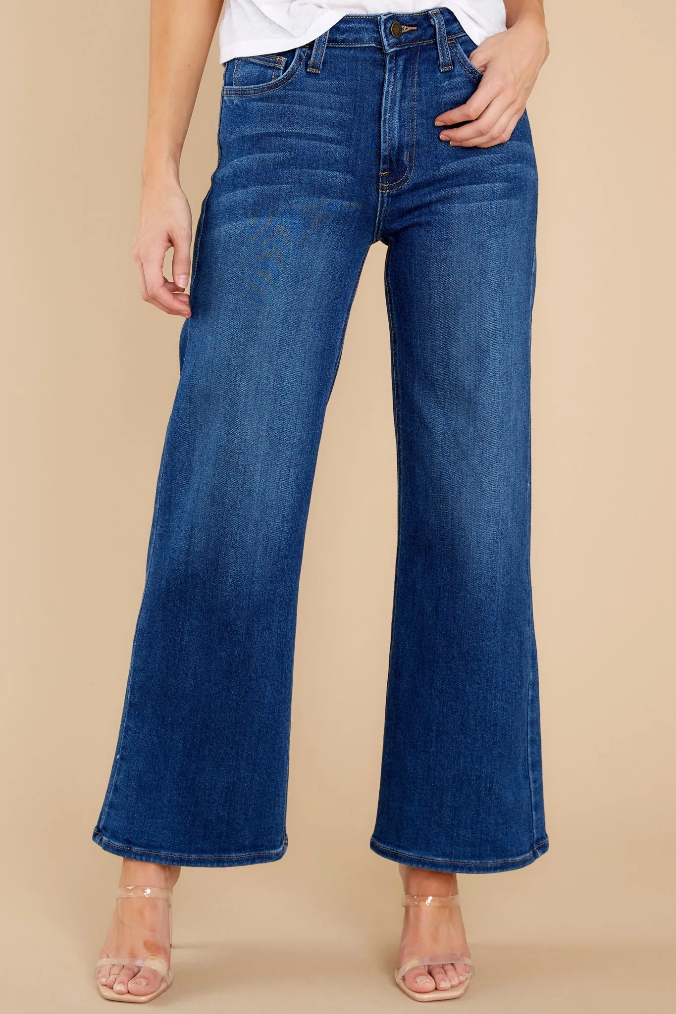 Always First Dark Wash Wide Leg Jeans