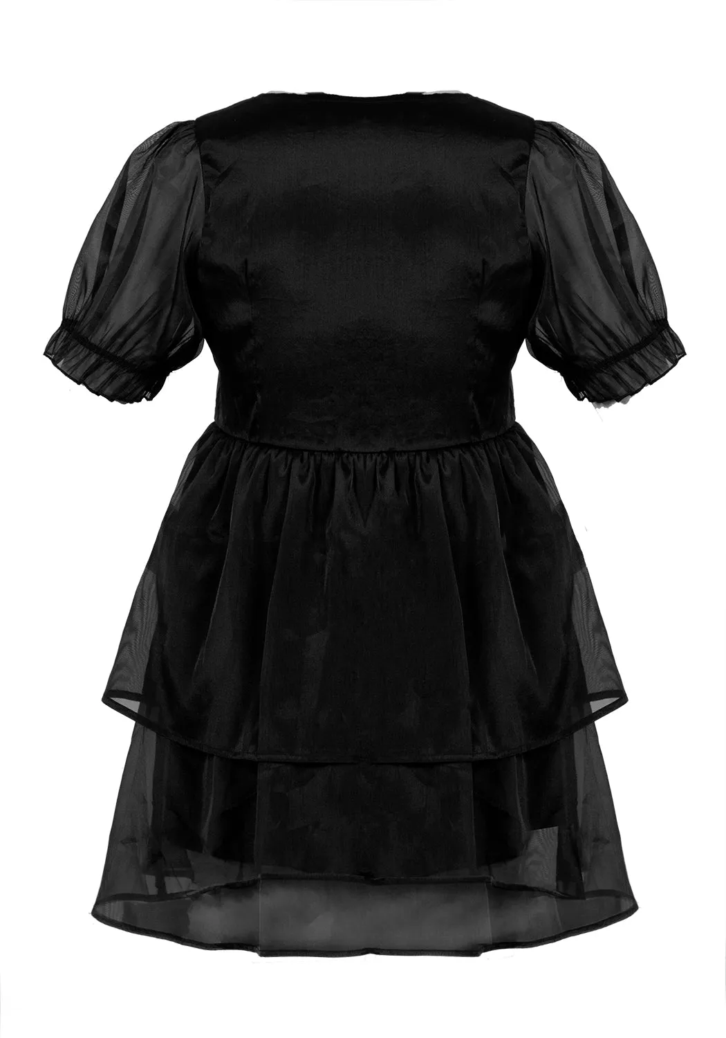 Andie Puff Sleeve Organza Dress