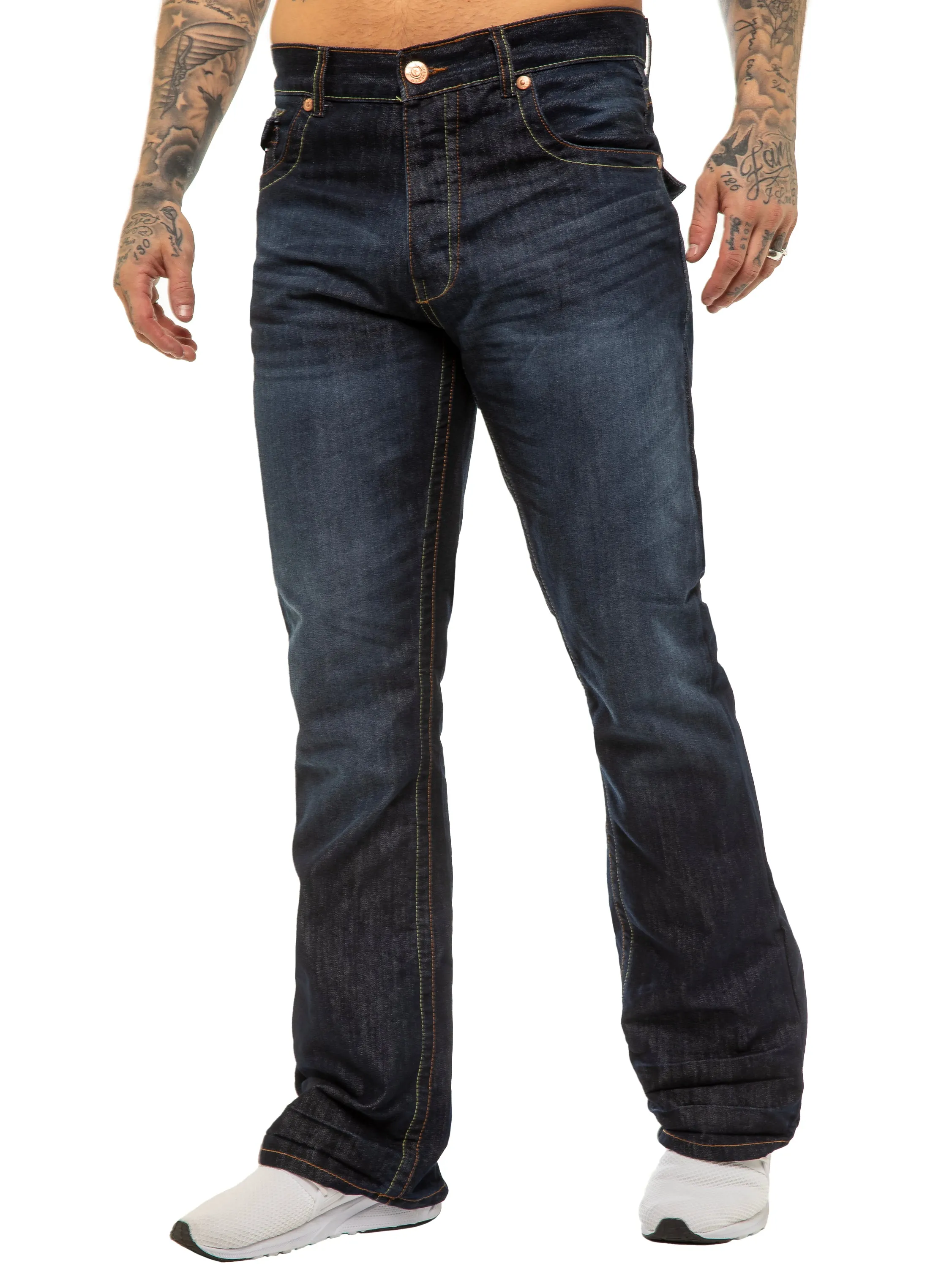 APT Designer | Men's Classic Boot Cut Denim Jeans