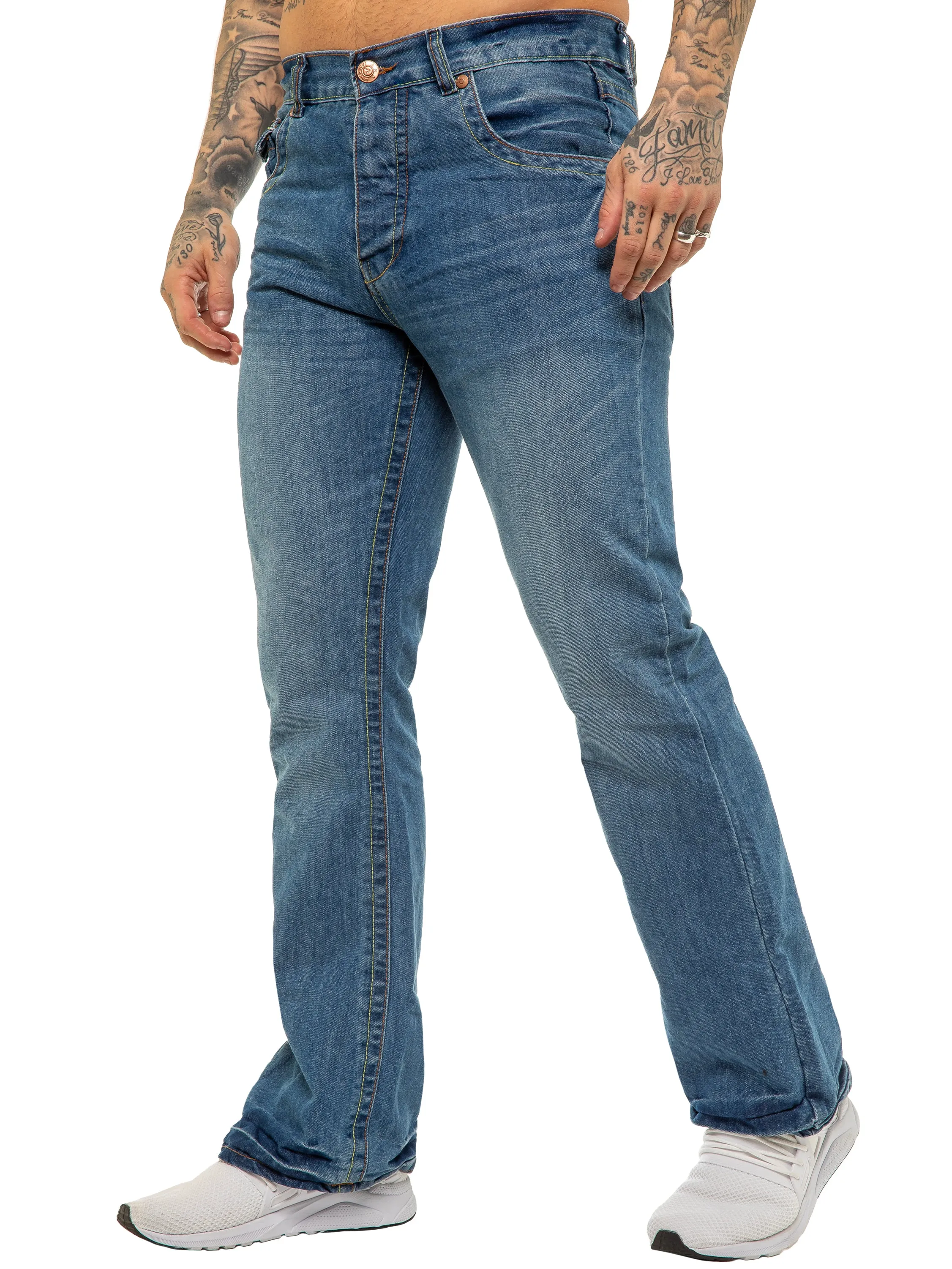 APT Designer | Men's Classic Boot Cut Denim Jeans