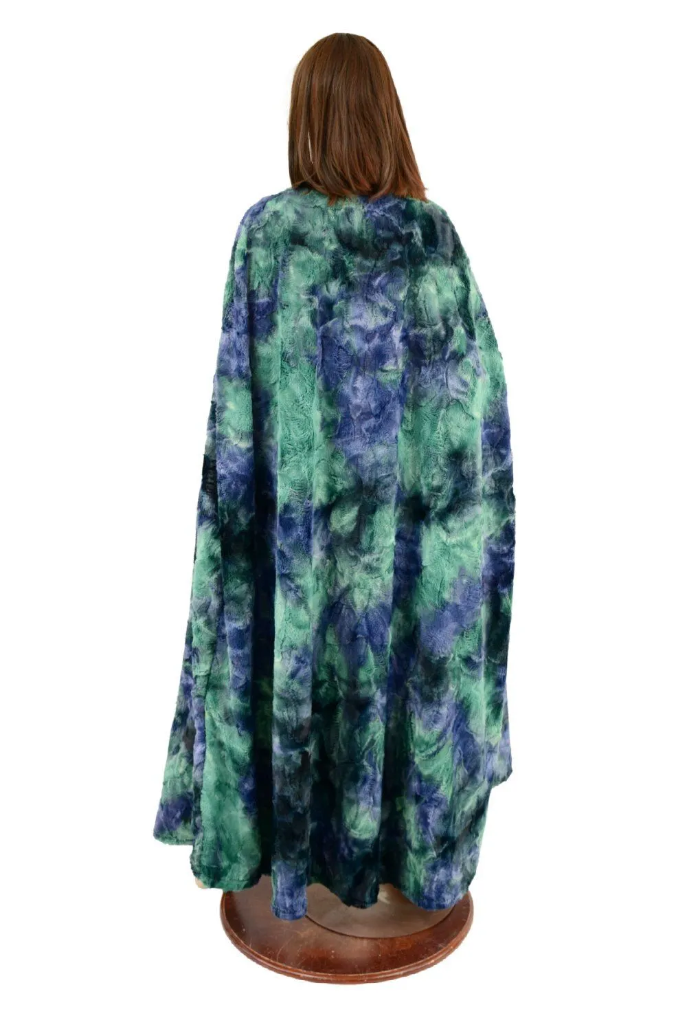 Atlantis Minky Faux Fur Full Length Cape