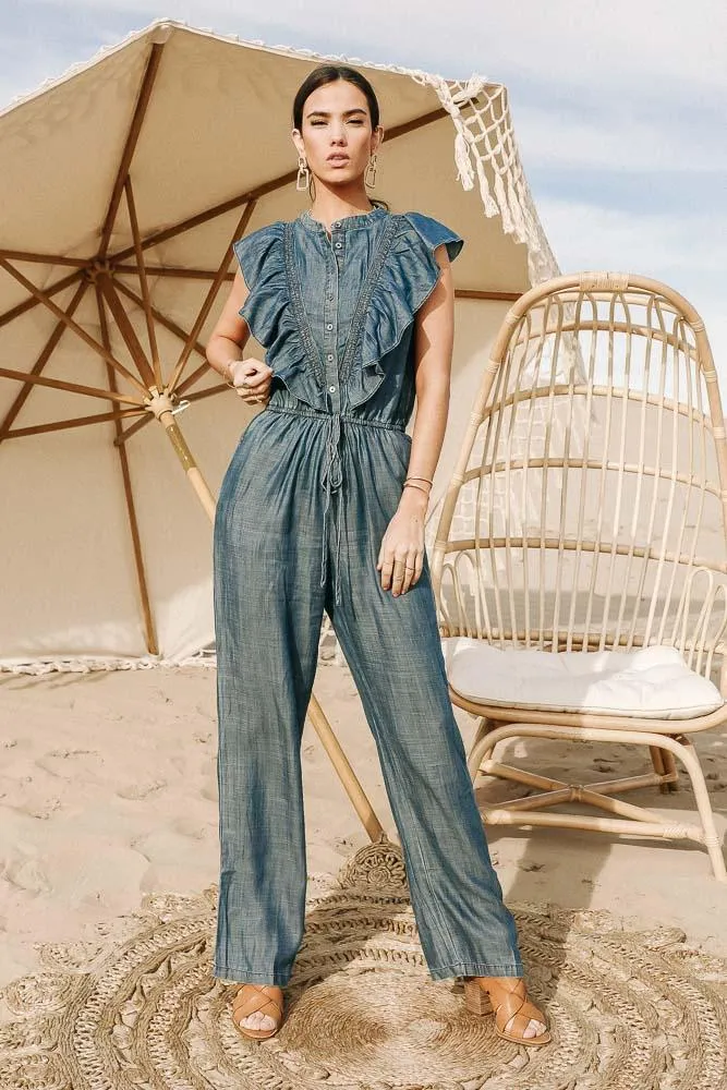 Aubrie Ruffle Jumpsuit