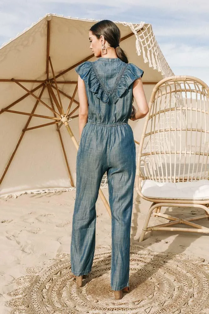 Aubrie Ruffle Jumpsuit