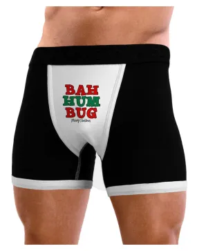 Bah Humbug Merry Christmas Mens Boxer Brief Underwear