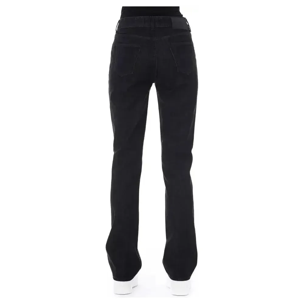 Baldinini Trend Black Cotton Women Jean