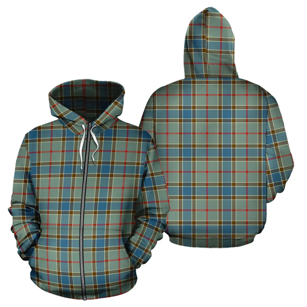 Balfour Blue Tartan Hoodie