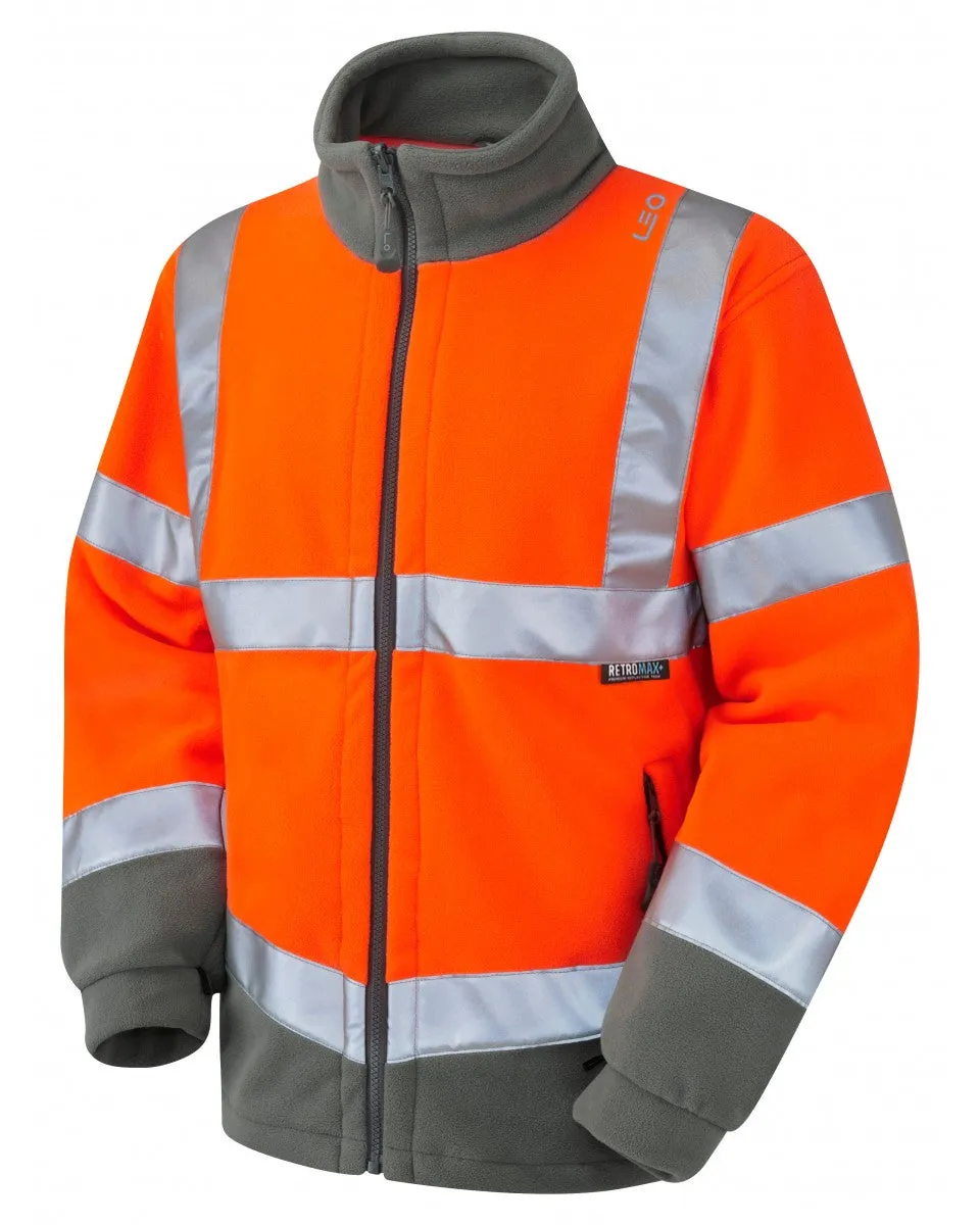 BAM Nuttall ISO 20471 Class 3 Fleece Jacket Orange