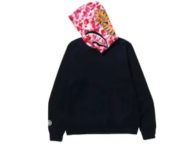 BAPE ABC CAMO SHARK PULLOVER HOODIE PINK