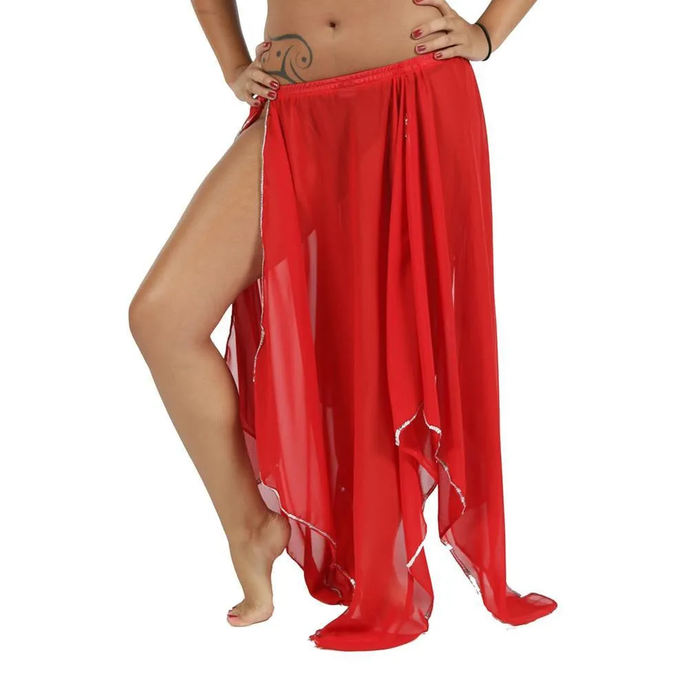 Belly Dance 4 Panel Chiffon Skirt