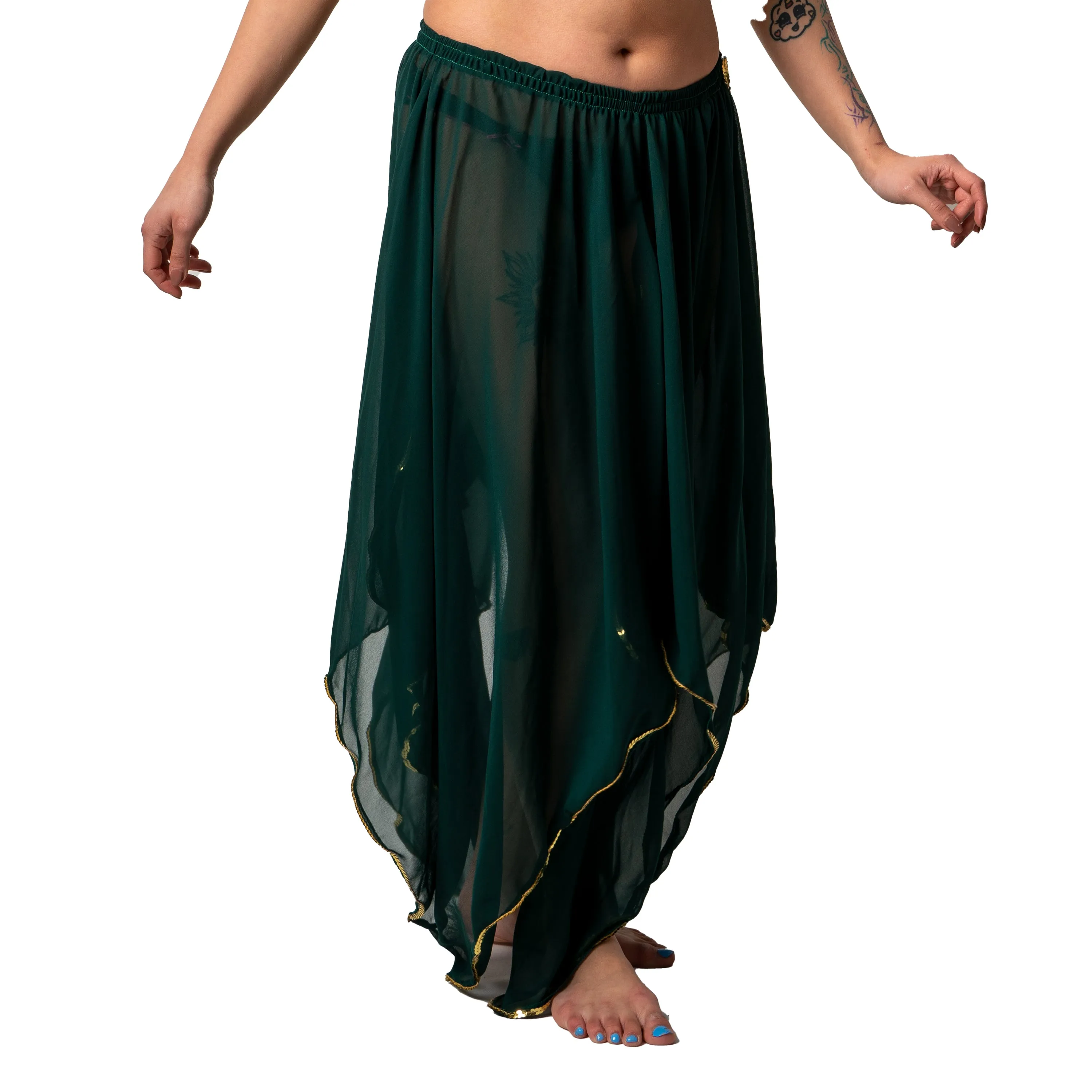 Belly Dance 4 Panel Chiffon Skirt