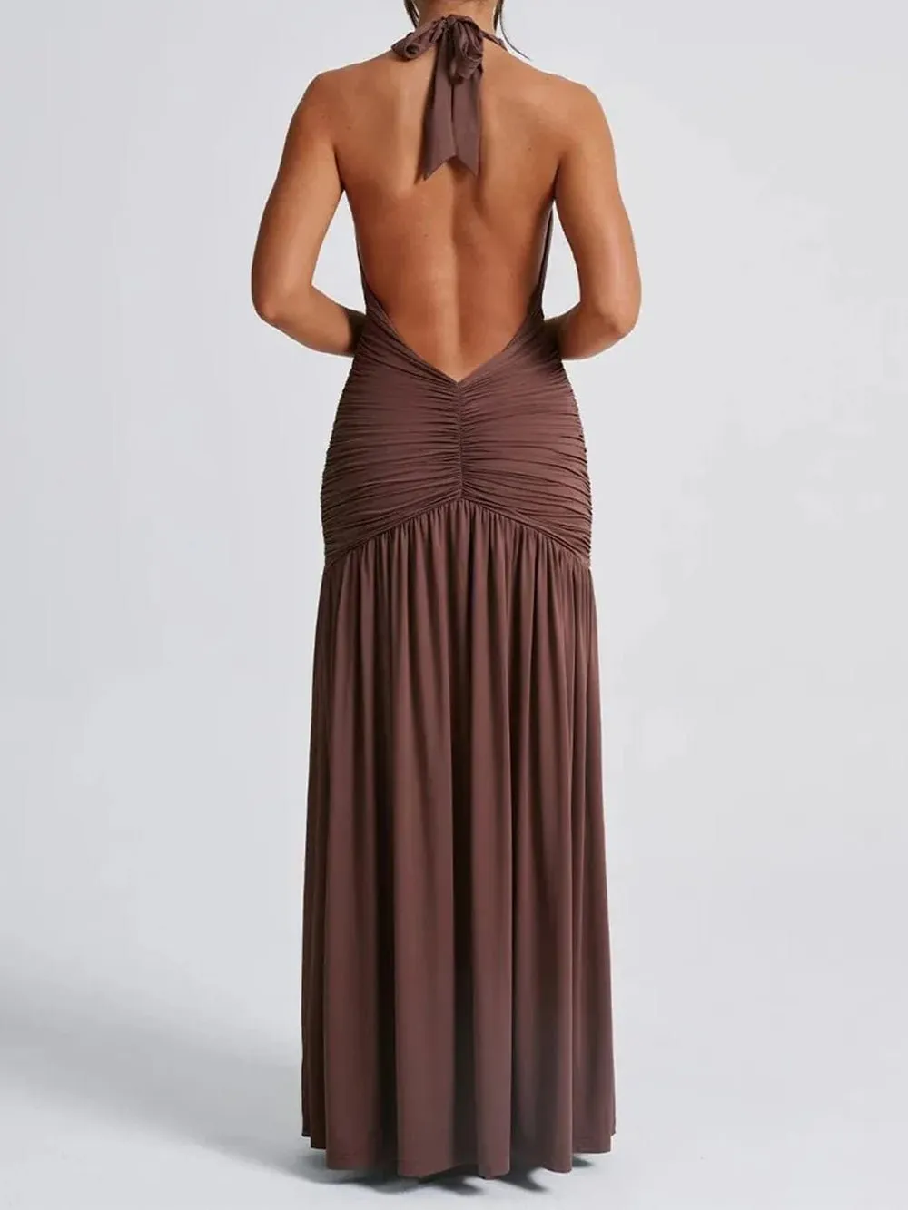 Bianca Backless Maxi Dress