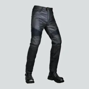 Biker men's wax jeans