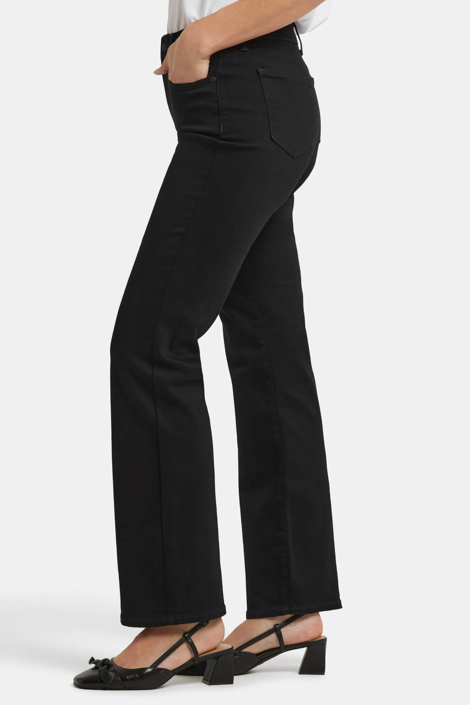 Blake Slim Flared Jeans - Black