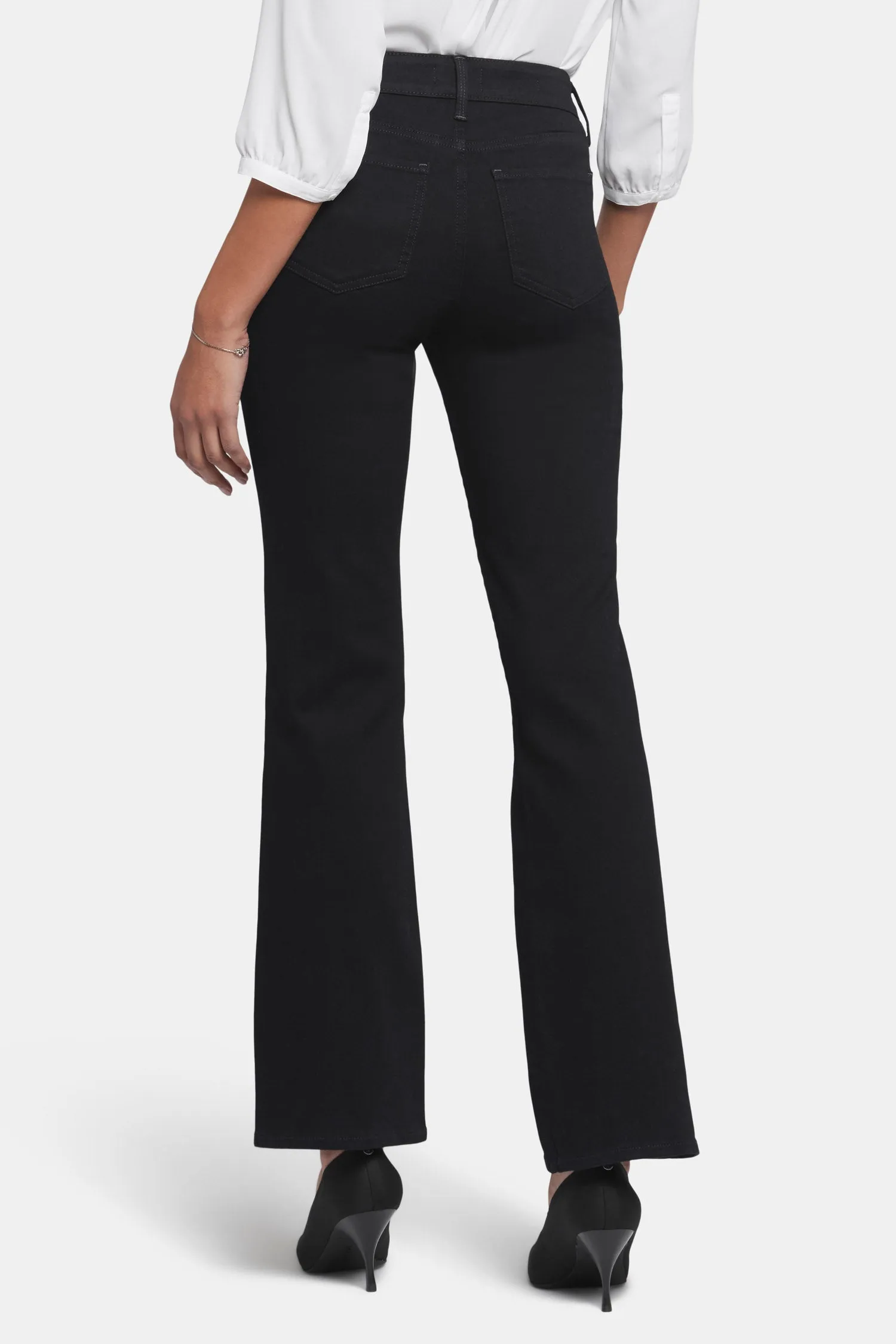 Blake Slim Flared Jeans - Black