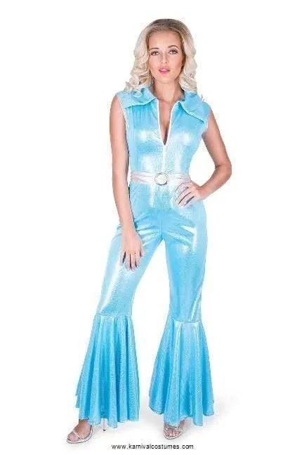 Blue Disco Diva Jumpsuit - Buy Online Only