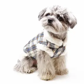 Blue Plaid Dog Jacket Vest