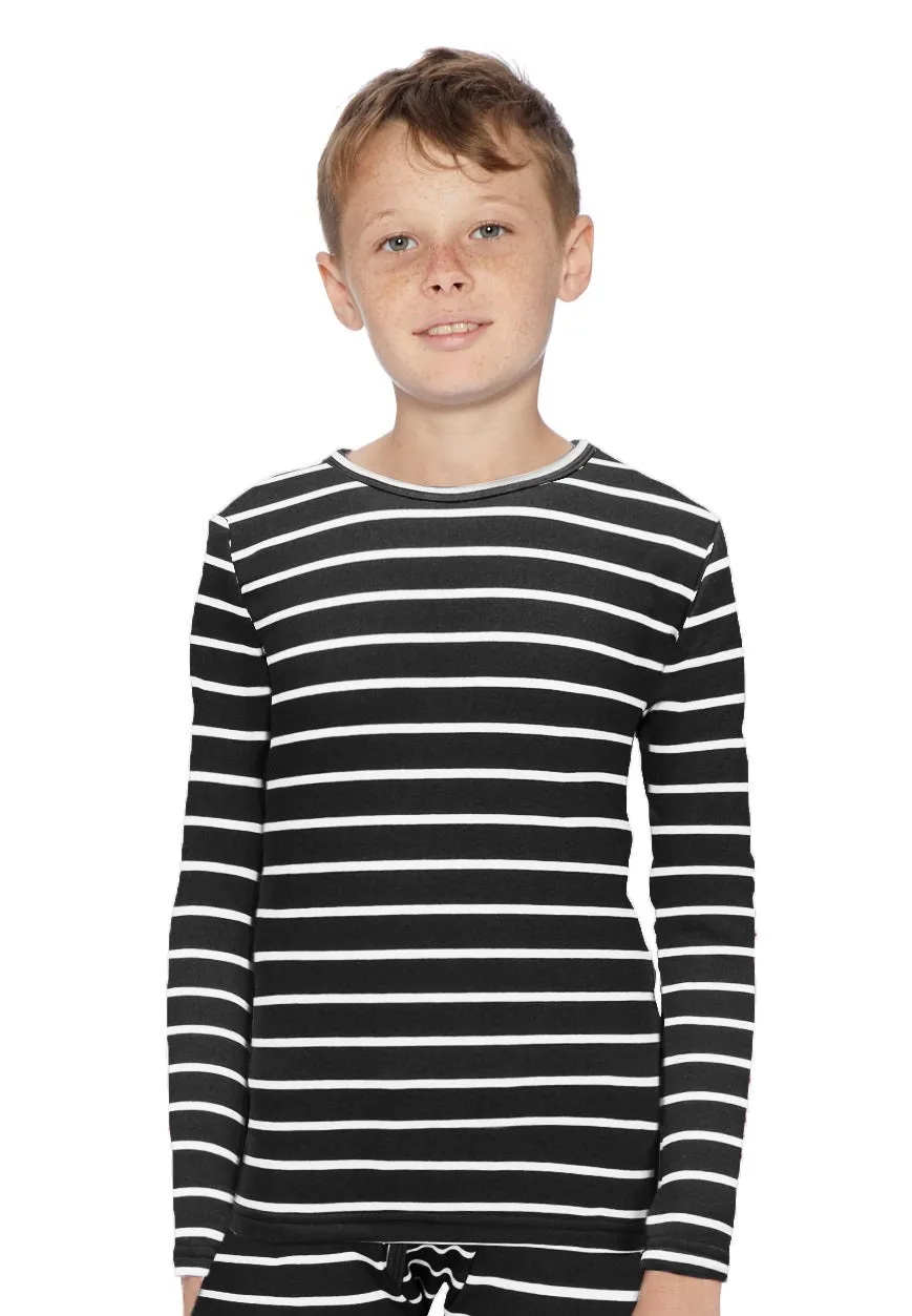 Boys Striped Thermal Top