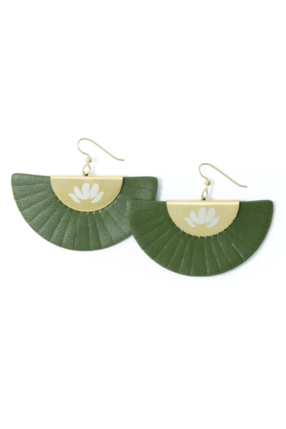 Cactus Keva Earring - Fan Fare Green