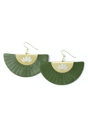 Cactus Keva Earring - Fan Fare Green