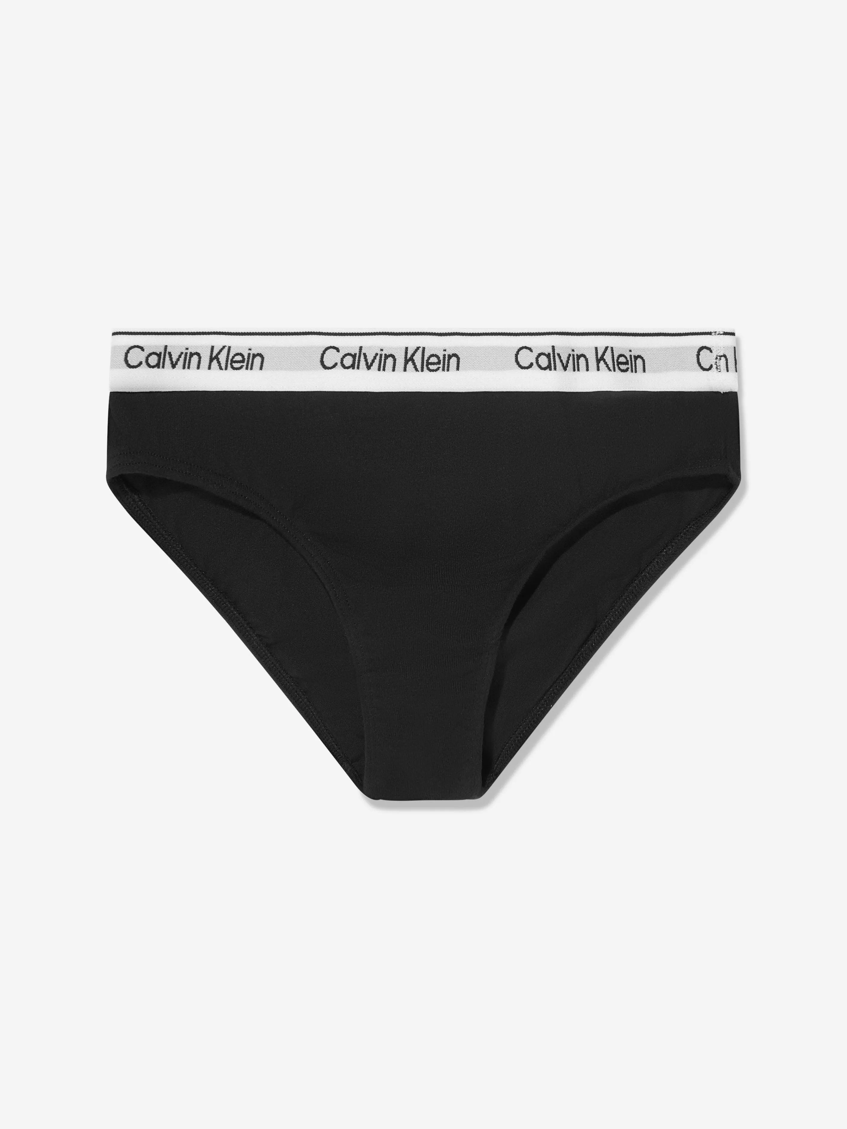 Calvin Klein Girls Bikini Knickers Set (2 Pack) in White