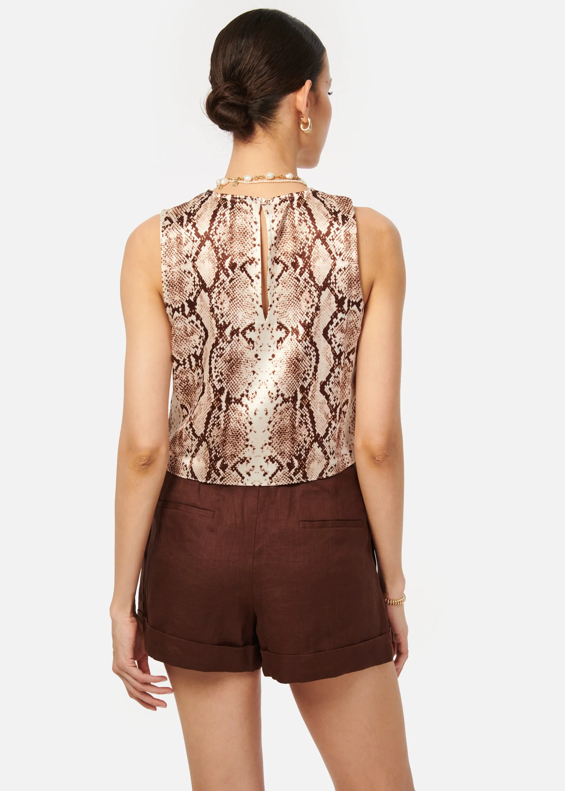 CAMI NYC Romilly Top- Sand Snake