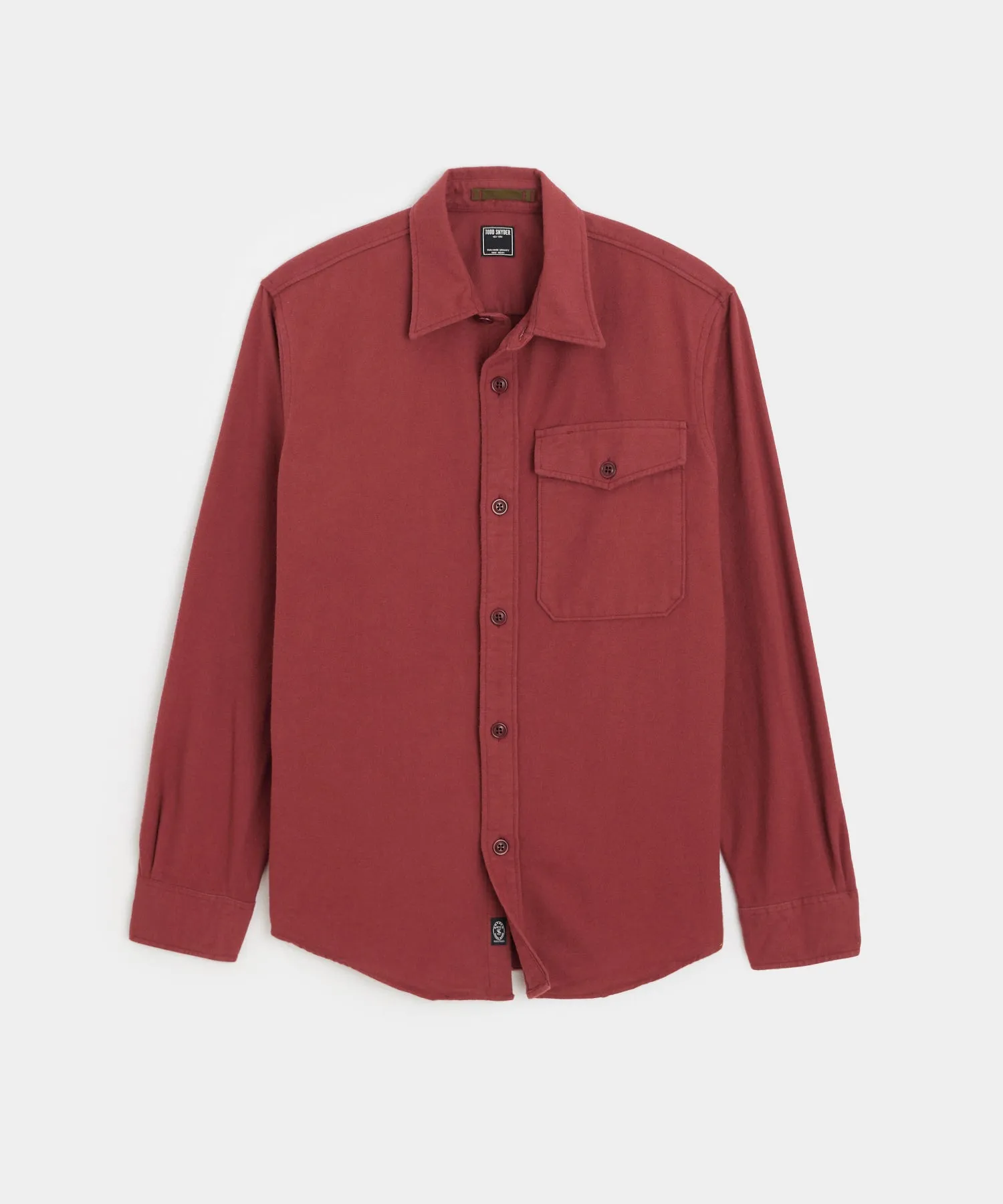 Chamois Shirt in Barn Red