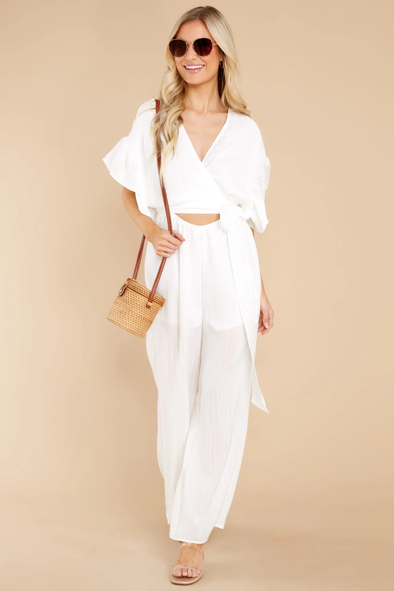 Change Your Destiny White Jumpsuit