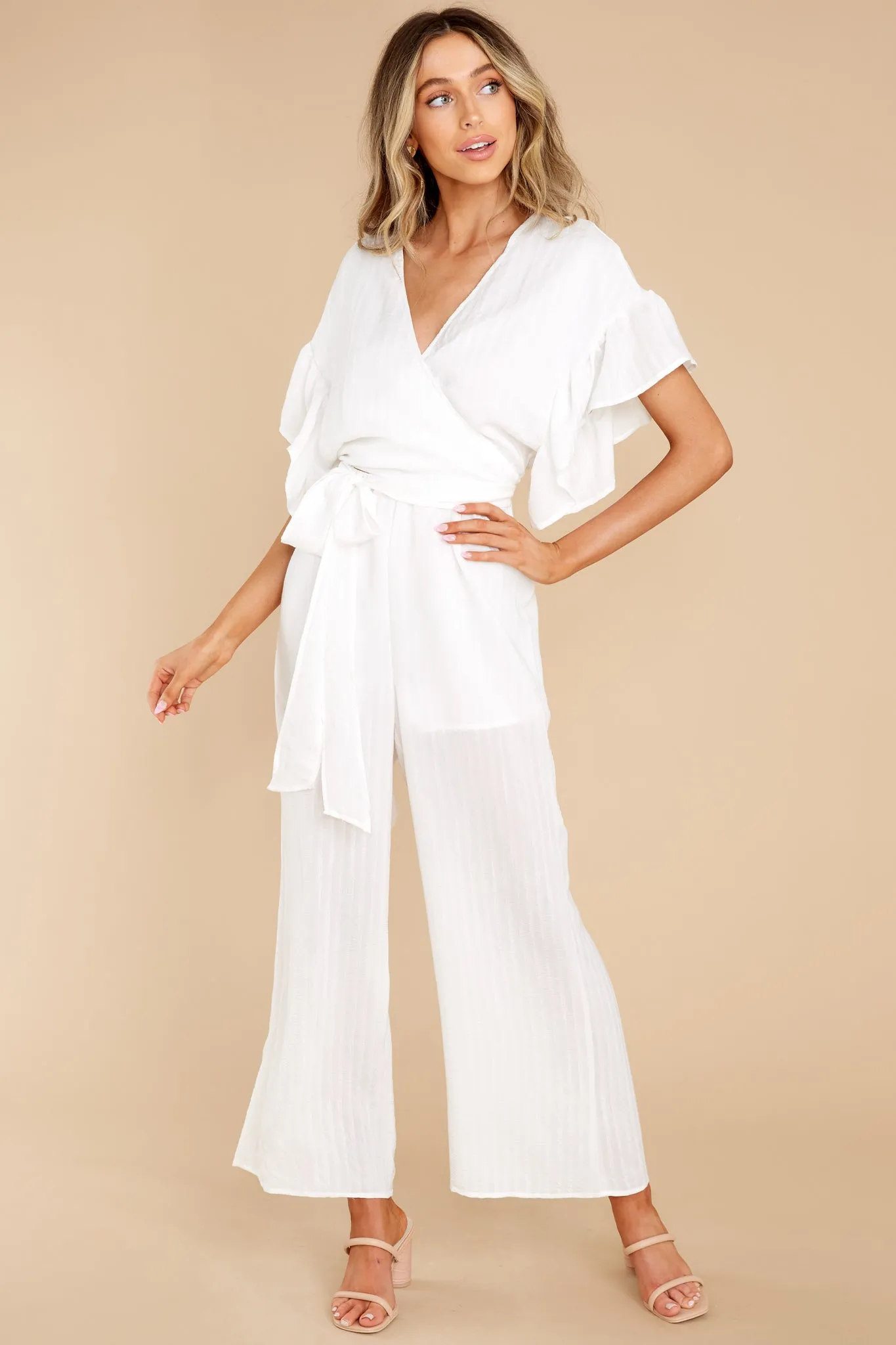 Change Your Destiny White Jumpsuit