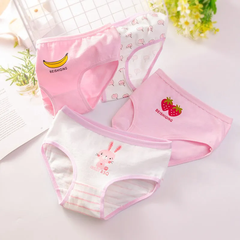 Children's Underwear Girls Pure Cotton Boxer