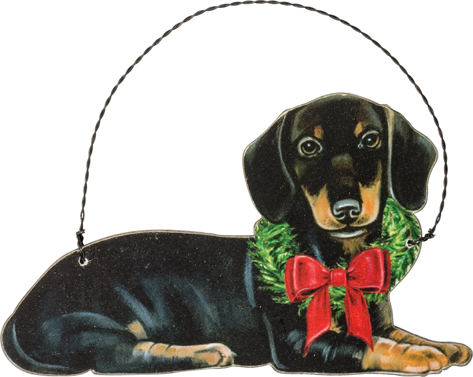 Christmas Dachshund Ornament