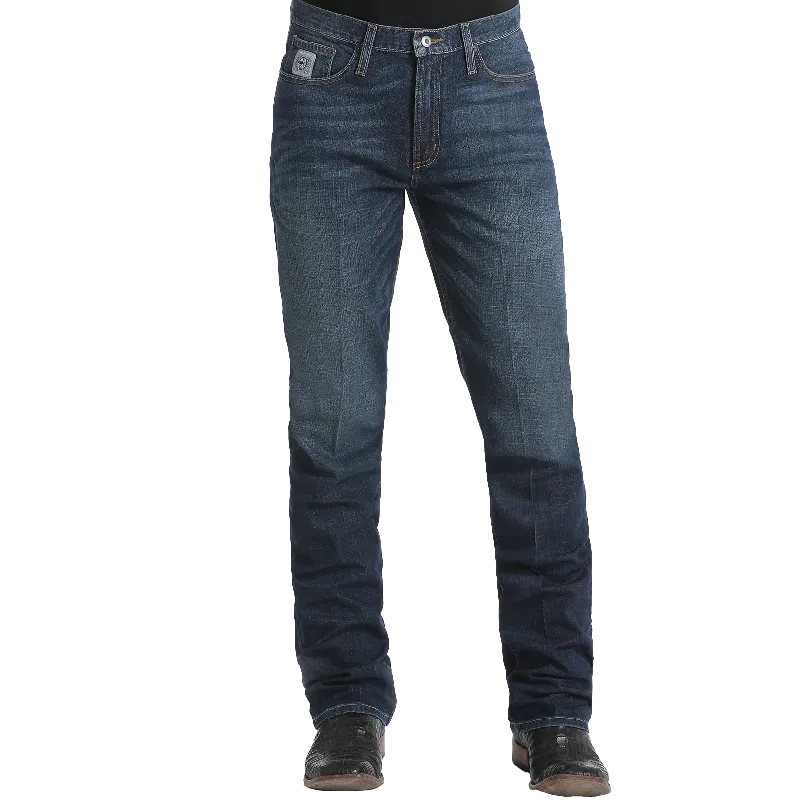 Cinch Men's Slim Fit Silver Label Dark Stonewash Jeans