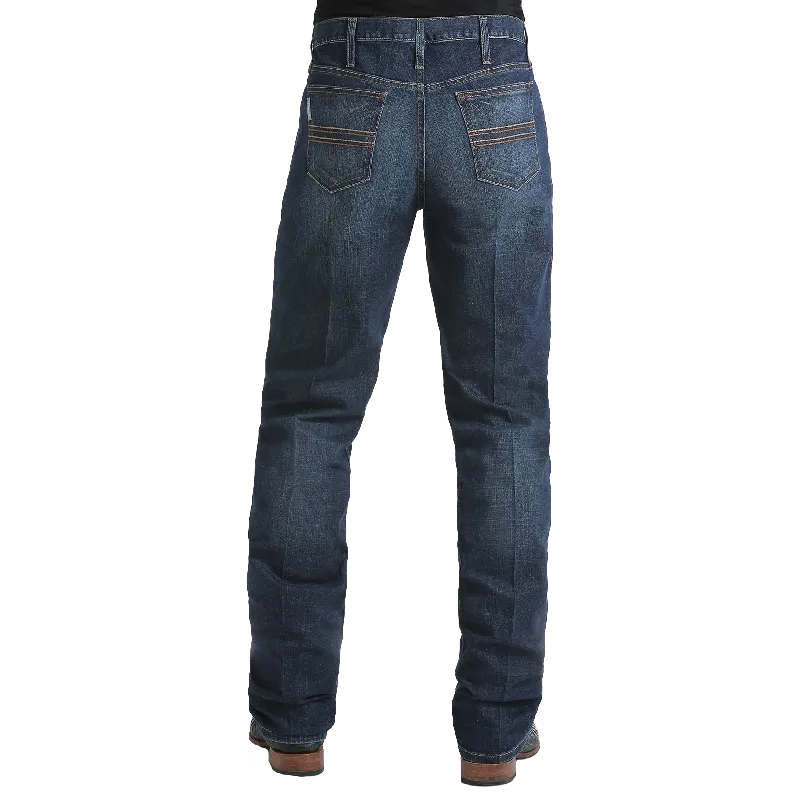 Cinch Men's Slim Fit Silver Label Dark Stonewash Jeans