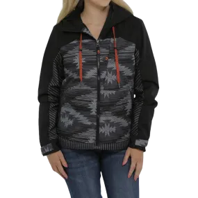 Cinch Women's Aztec Print Ski Black Jacket