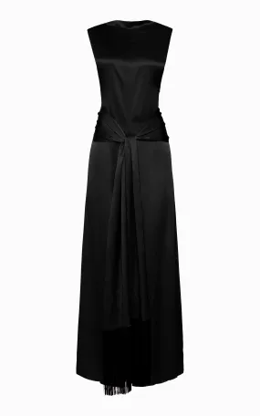 Cincture Belted Jumpsuit | Black