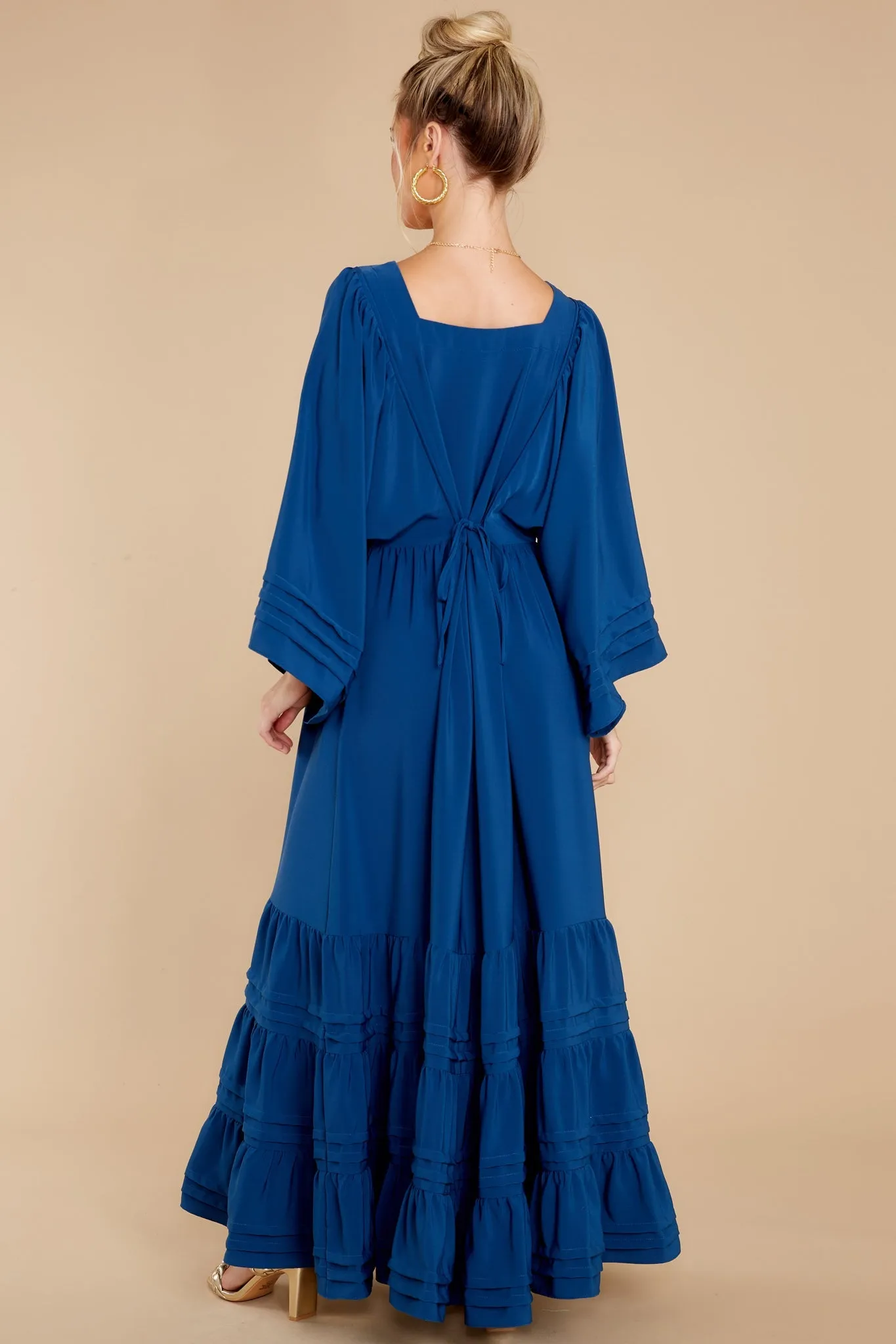 Clean Slate Indigo Maxi Dress