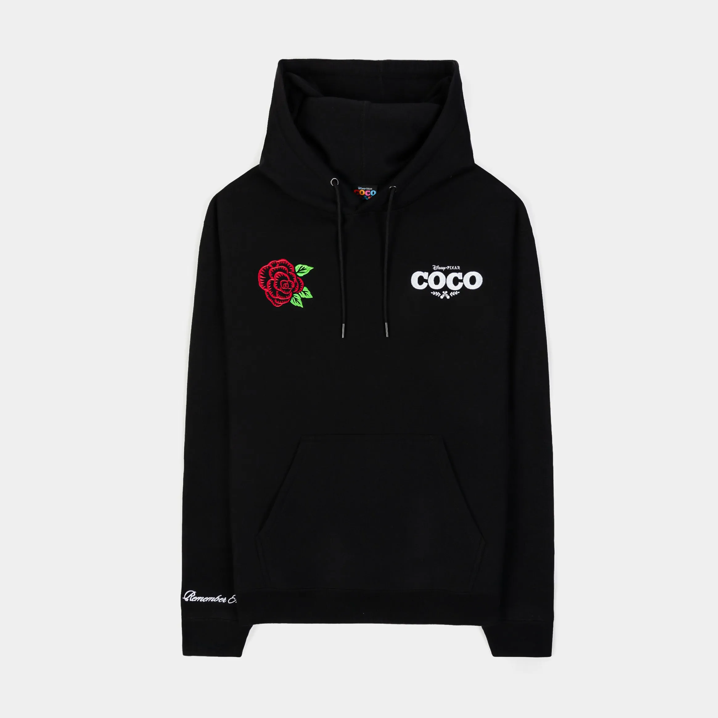 Coco By Shoe Palace Mexican Flag Pullover Mens Hoodie (Black/Red)