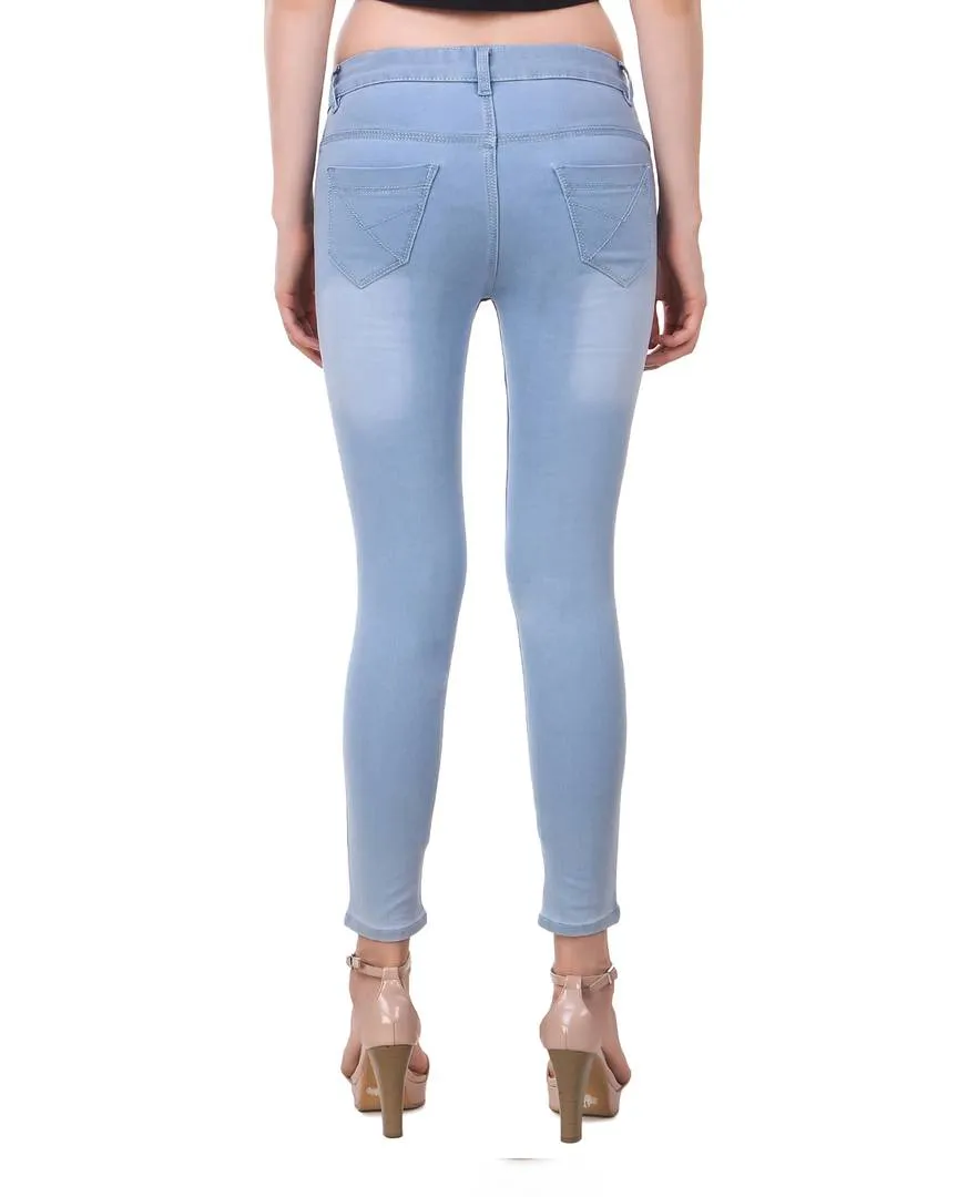 Combo Of 2 Denim Skinny Fit Jeans